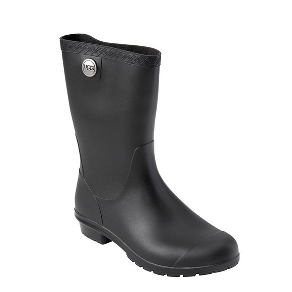 UGG Women's Sienna Matte Rain Boots | Color/Black | NEW!!☔️⛈️🌧️🌦️☔️ - Picture 2 of 16